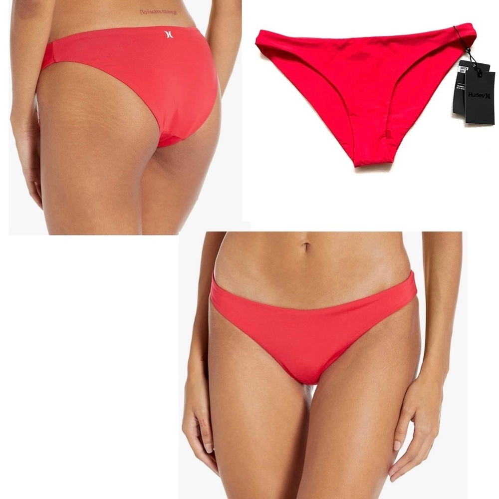 Hurley Quick Dry Surf Bottom in Red Size L